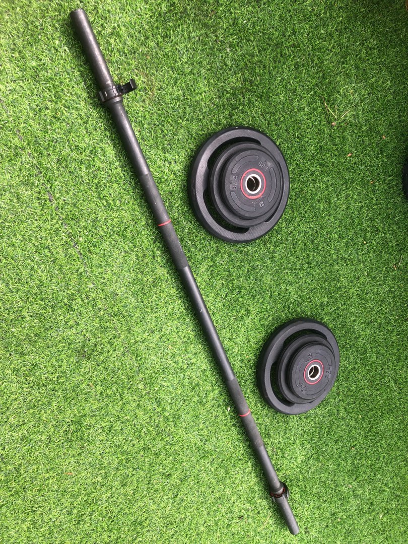 Decathlon Barbell, Sports Equipment, Exercise & Fitness, Weights