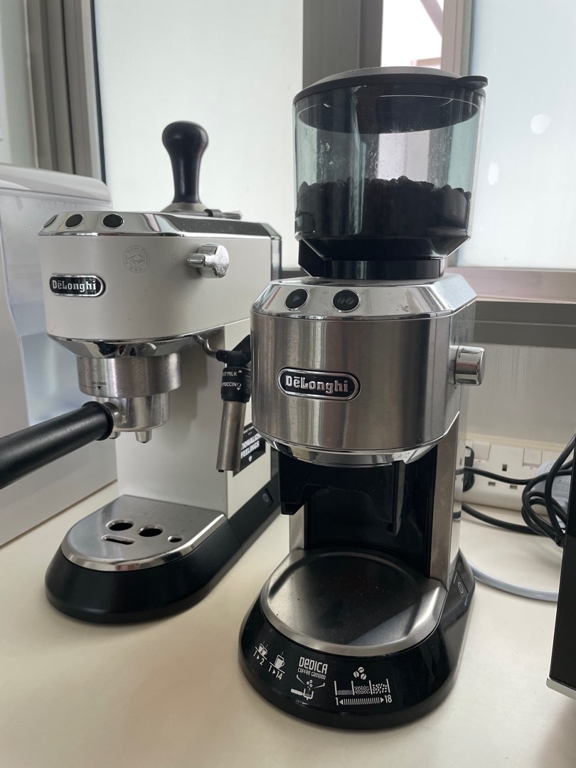 Delonghi Dedica EC 685 & Dedica Grinder K521 M - Set, TV & Home ...