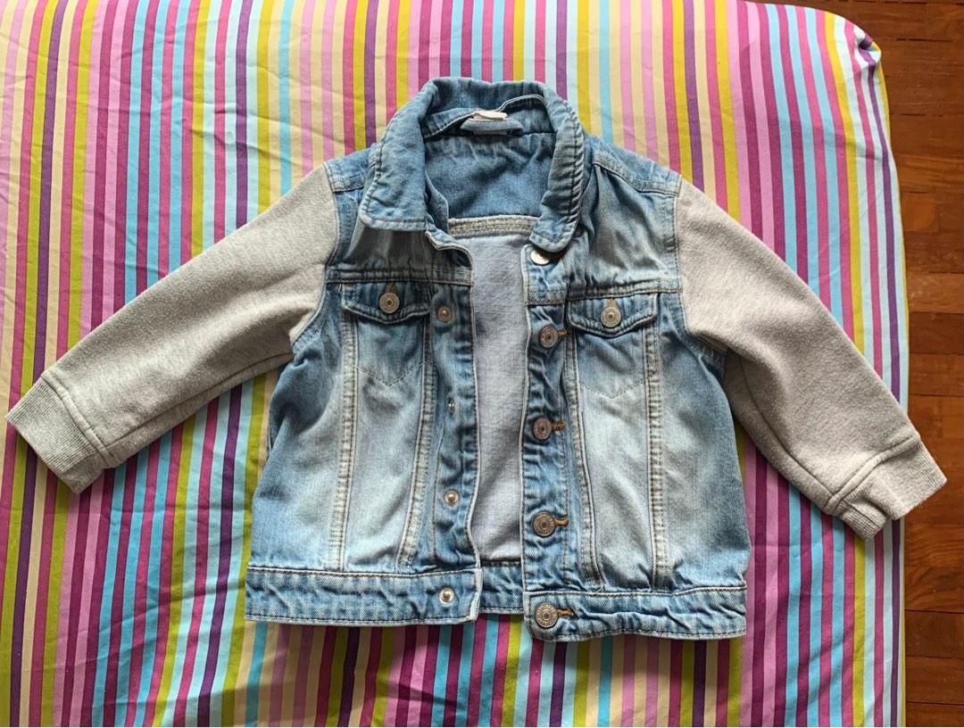 Denim jacket, Babies & Kids, Babies & Kids Fashion on Carousell