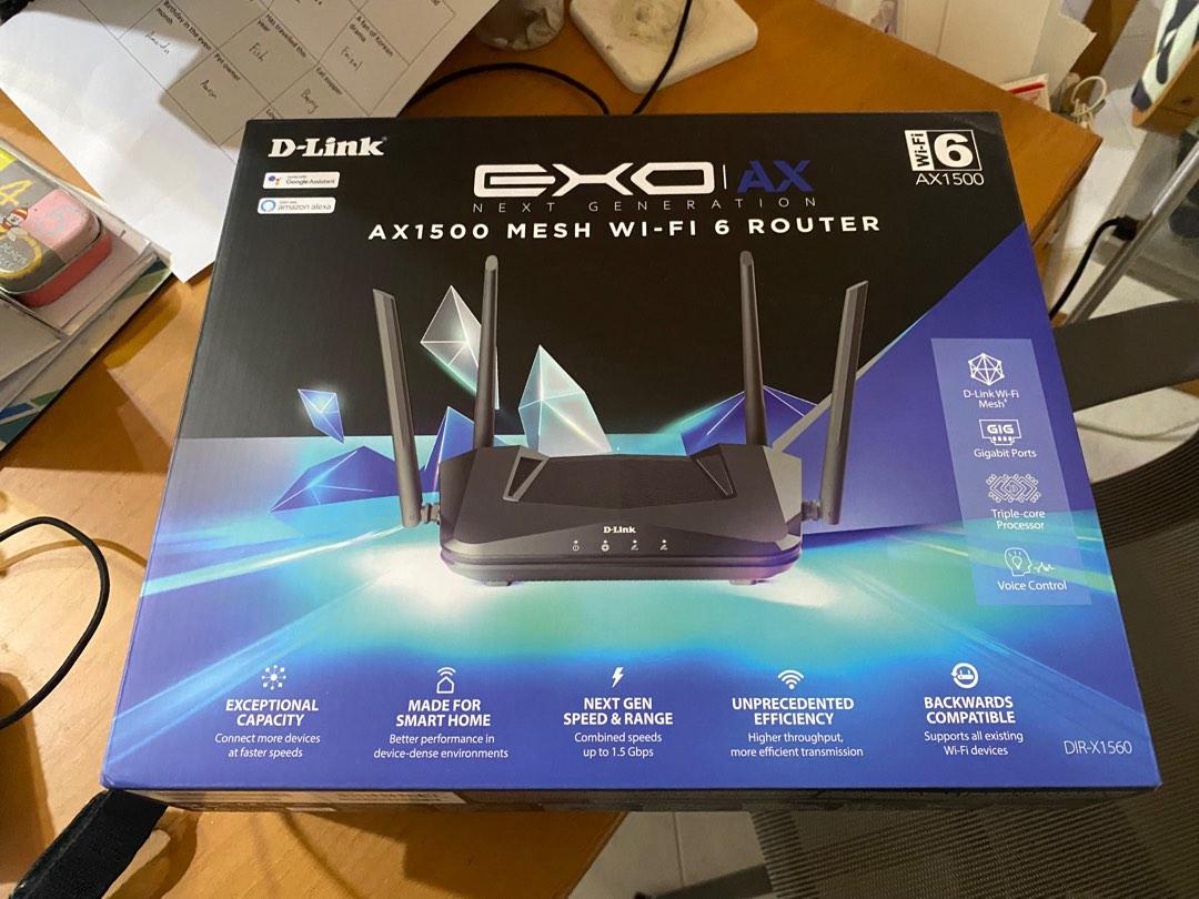 D-link EXO AX 1500 mesh wifi router, Computers & Tech, Parts ...