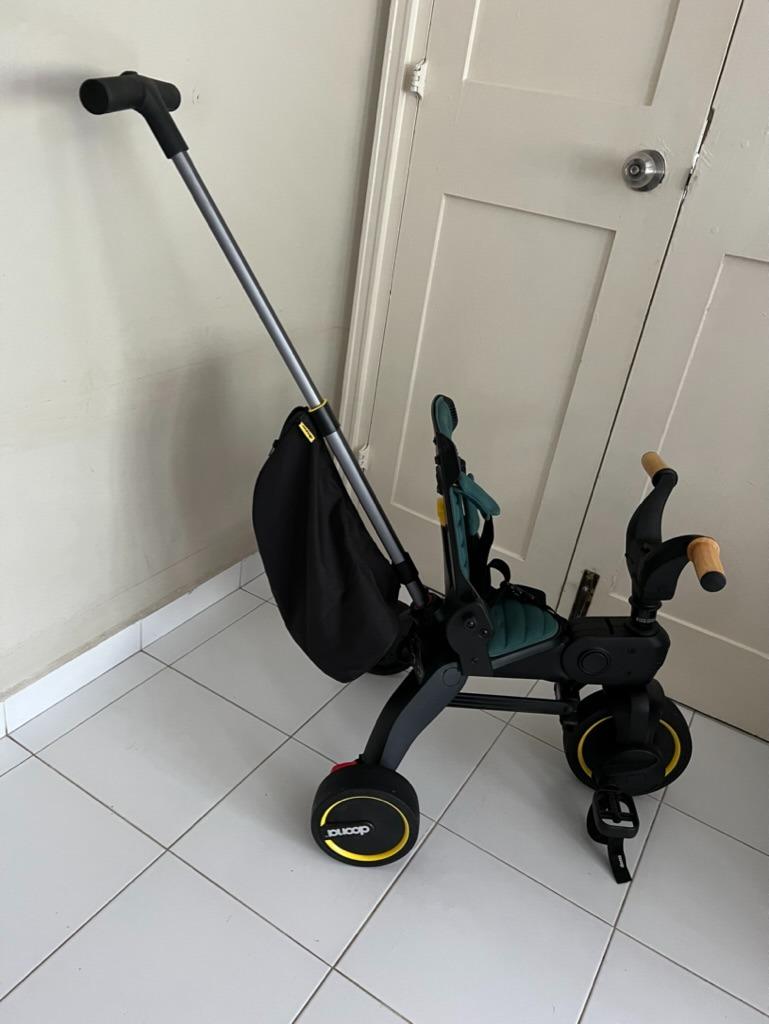 Doona Liki Trike S5 Deluxe Edition 5 in 1 Folding Trike Racing Green