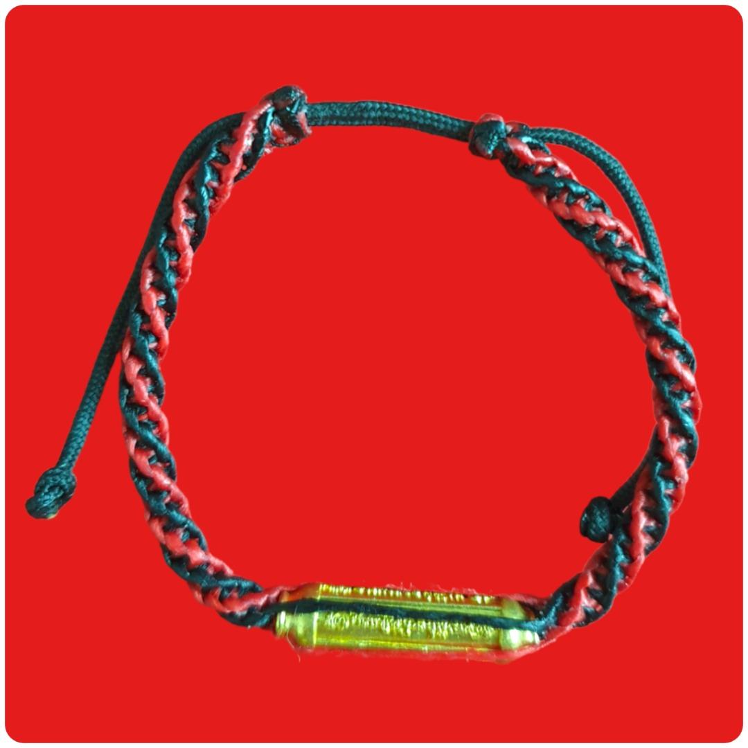 Red and black best sale string bracelet