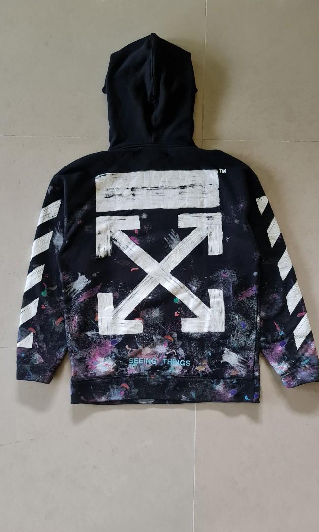 Exclusive Off White Galaxy Hoodie