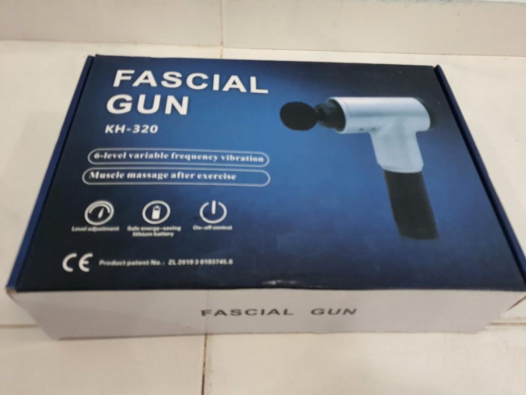 FASCIAL GUN KH-320, Health & Nutrition, Massage Devices on Carousell