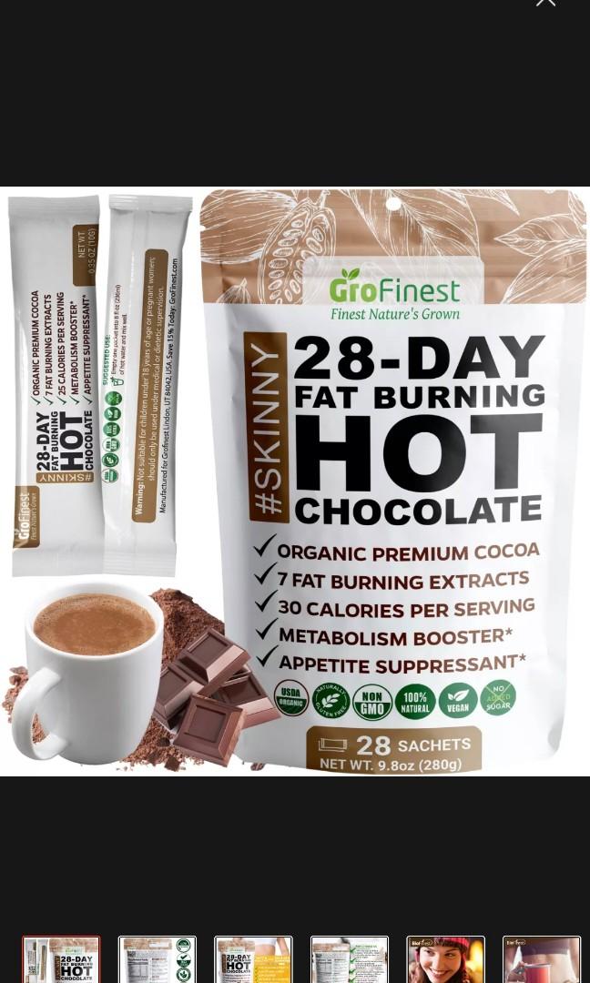 Fat burning hot chocolate (individual sachets), Food & Drinks