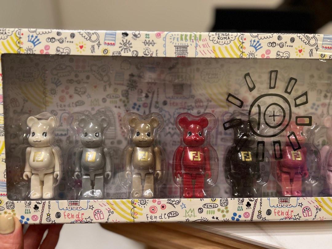 Fendi x bearbrick set 10pcs, 興趣及遊戲, 玩具& 遊戲類- Carousell