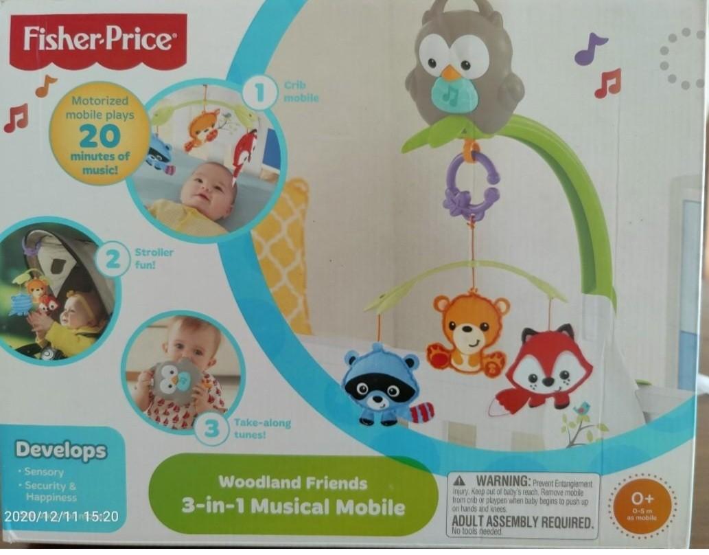 Fisherprice Cot Mobile, Babies & Kids, Infant Playtime on Carousell
