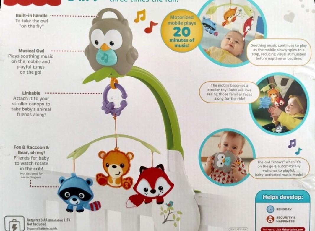 Fisherprice Cot Mobile, Babies & Kids, Infant Playtime on Carousell