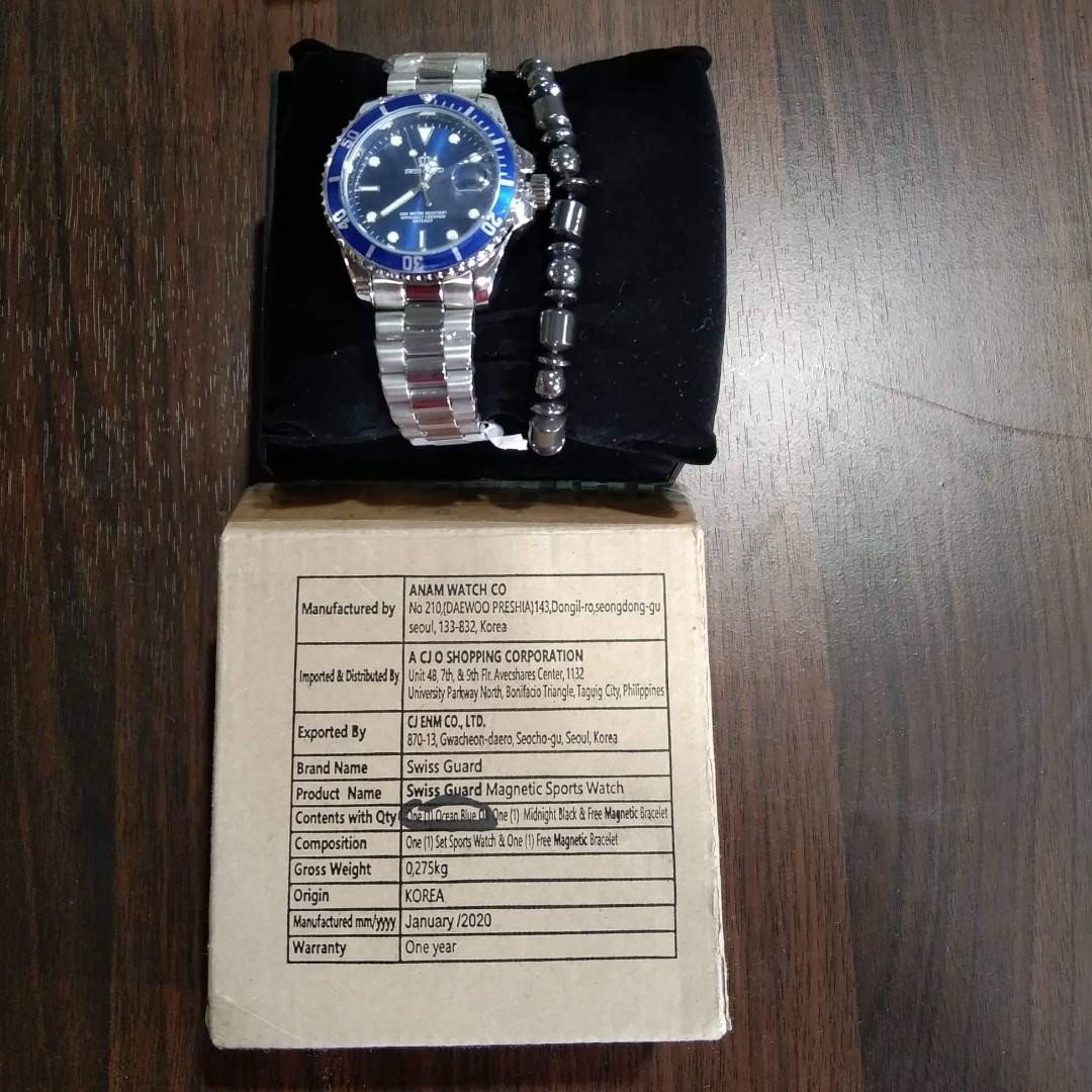 Swiss guard magnetic sports hotsell watch