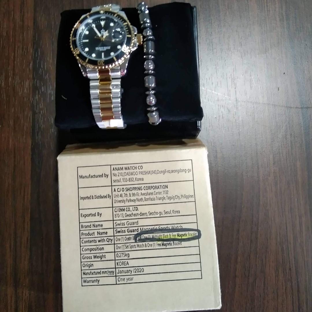 Swiss guard magnetic sports hotsell watch