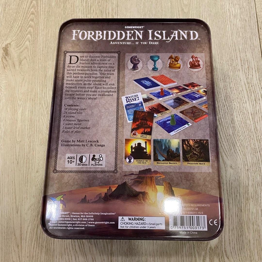 Forbidden Island – The Cooperative Strategy Survival Island Board Game,2-4  players