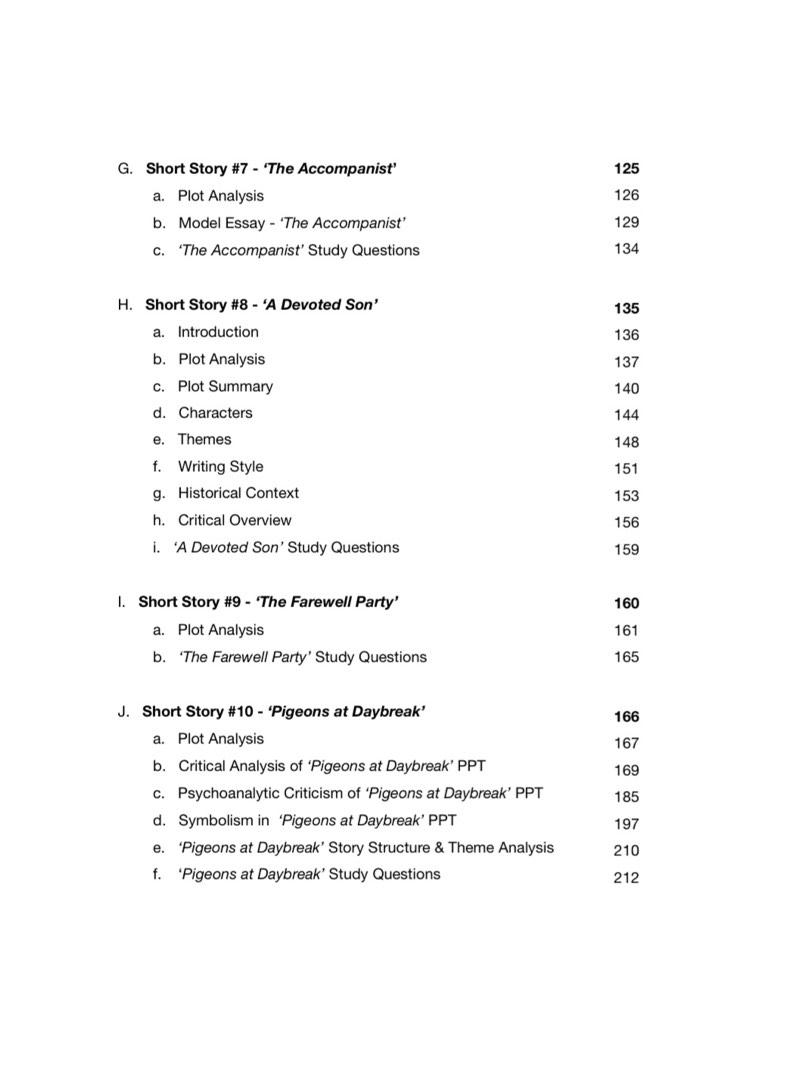 GAMES AT TWILIGHT BY ANITA DESAI - O LEVEL LITERATURE IN ENGLISH 2065  |SECONDARY LEVEL LITERATURE PRESCRIBED TEXT COMPLETE CRITICAL & LITERARY  ANALYSIS NOTES | MODEL ESSAYS FULL BUNDLE, Hobbies & Toys,
