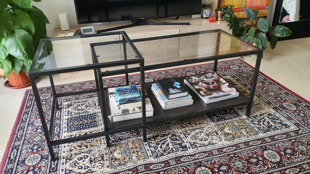 Glass Coffee Table from Ikea, Furniture & Home Living, Furniture