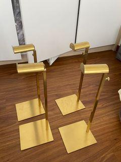 gold bag display stand  (3 left)