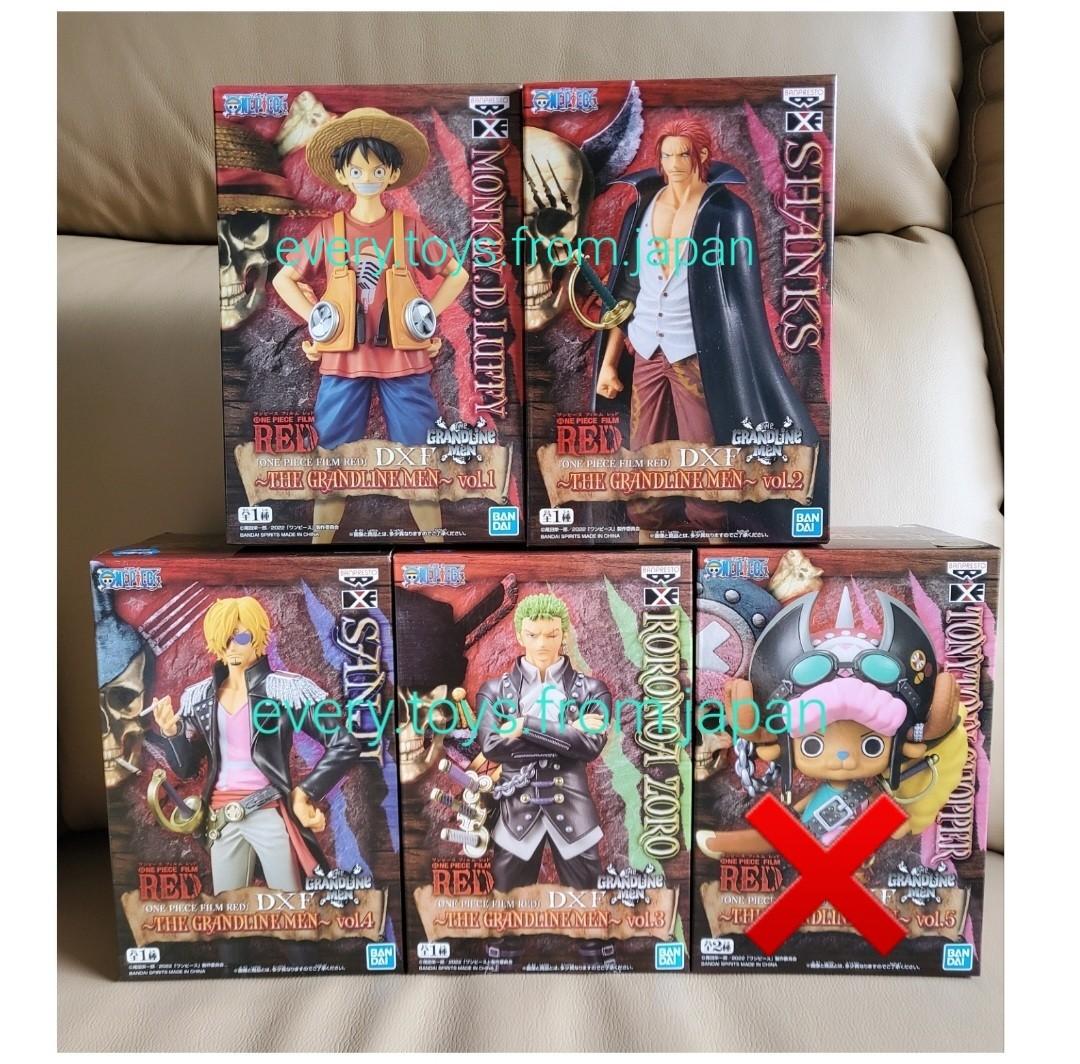 Gold Toei One Piece Film Red Figure Figurine Luffy Zoro Sanji Shanks Chopper Dxf The Grandline Men Lady Bandai Banprbsto Card Onepiece Hobbies Toys Toys Games On Carousell