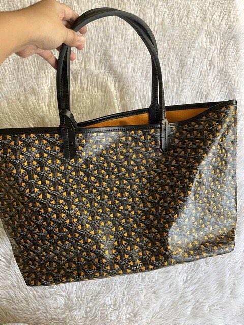 Goyard Saint Louis Claire Voie Reversible Tote Bag in Yellow