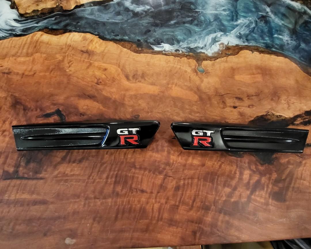 Gtr r35 fender emblem, Car Accessories, Accessories on Carousell