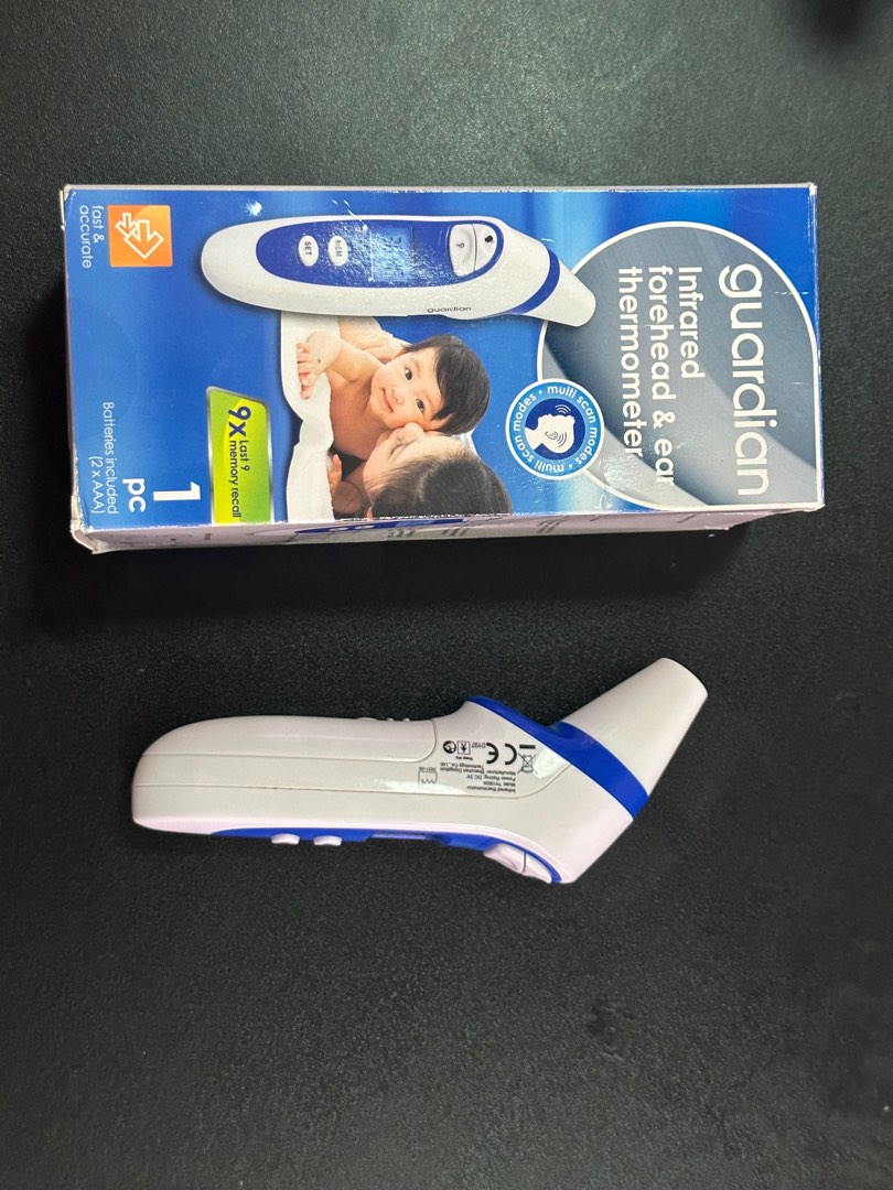SOLD Guardian Infrared Forehead & Ear Thermometer, Health & Nutrition
