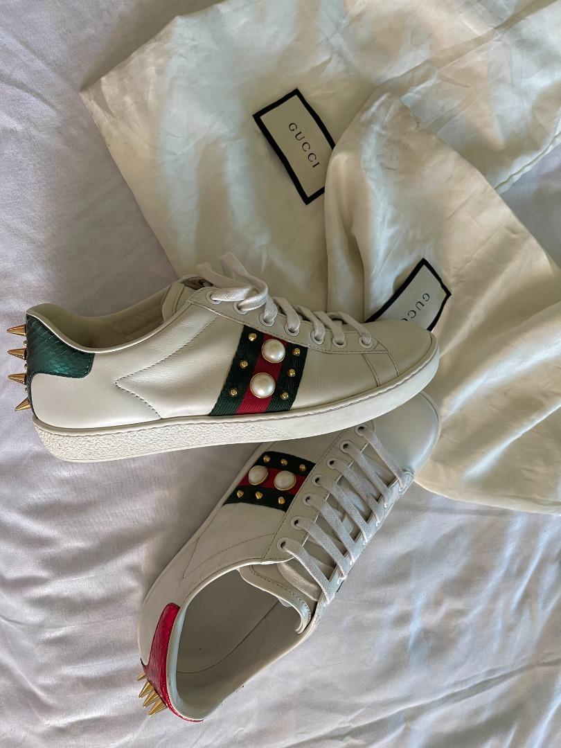 Gucci sneakers pearl clearance