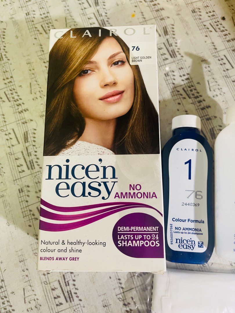 Hair Color Clairol No Ammonia Light Golden Brown, Beauty & Personal
