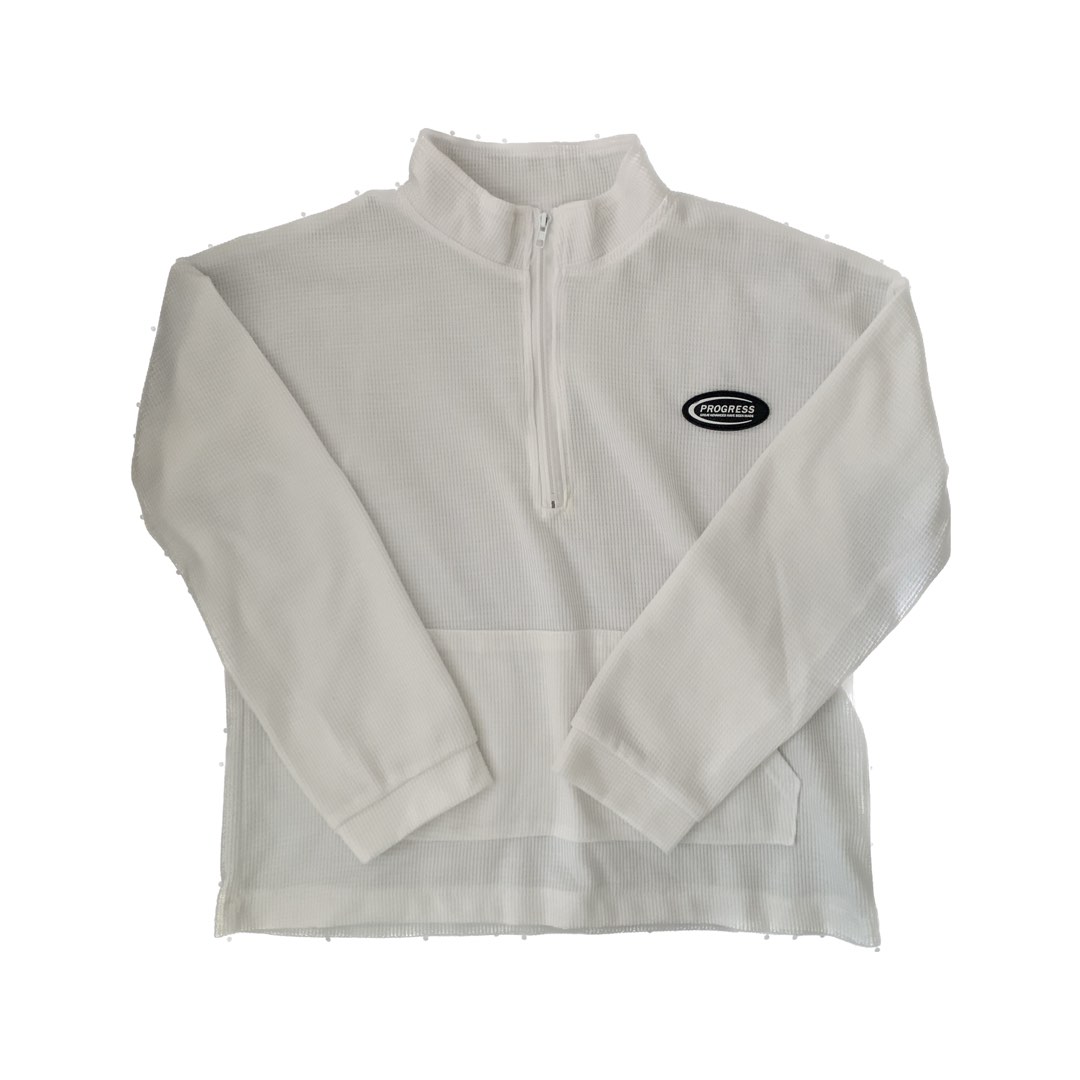 half zip sweater, Women's Fashion, Coats, Jackets and Outerwear on ...
