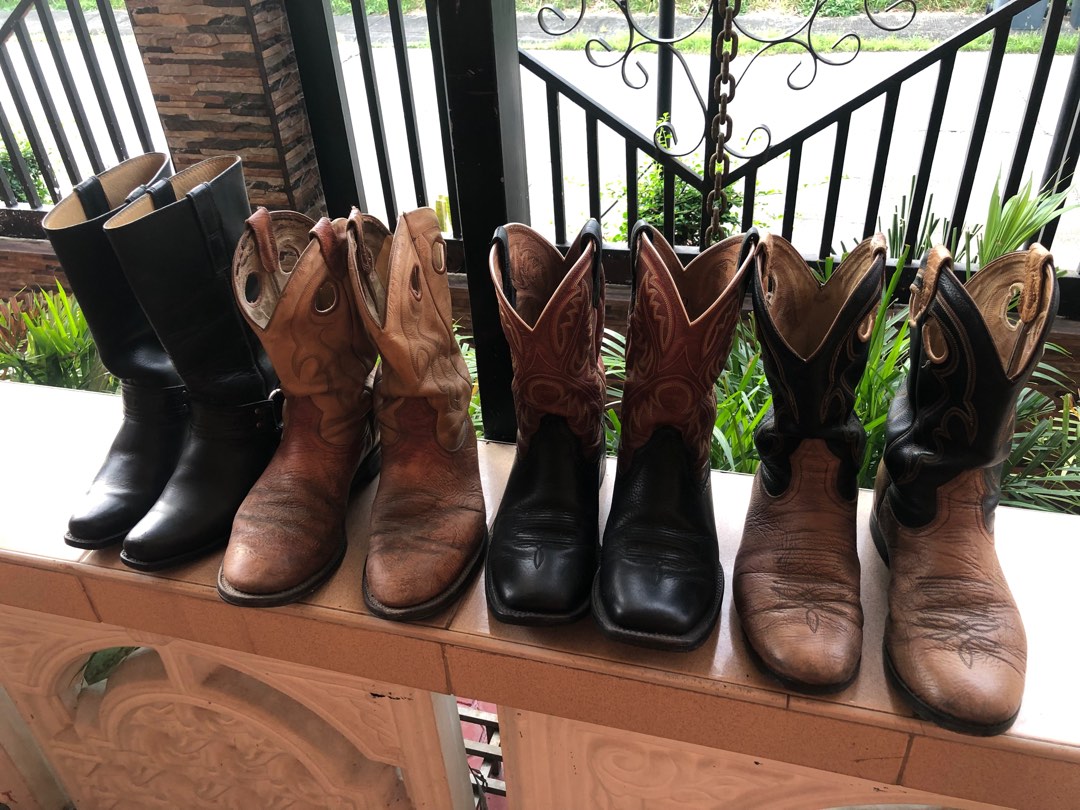 Harley davidson boots used hot sale