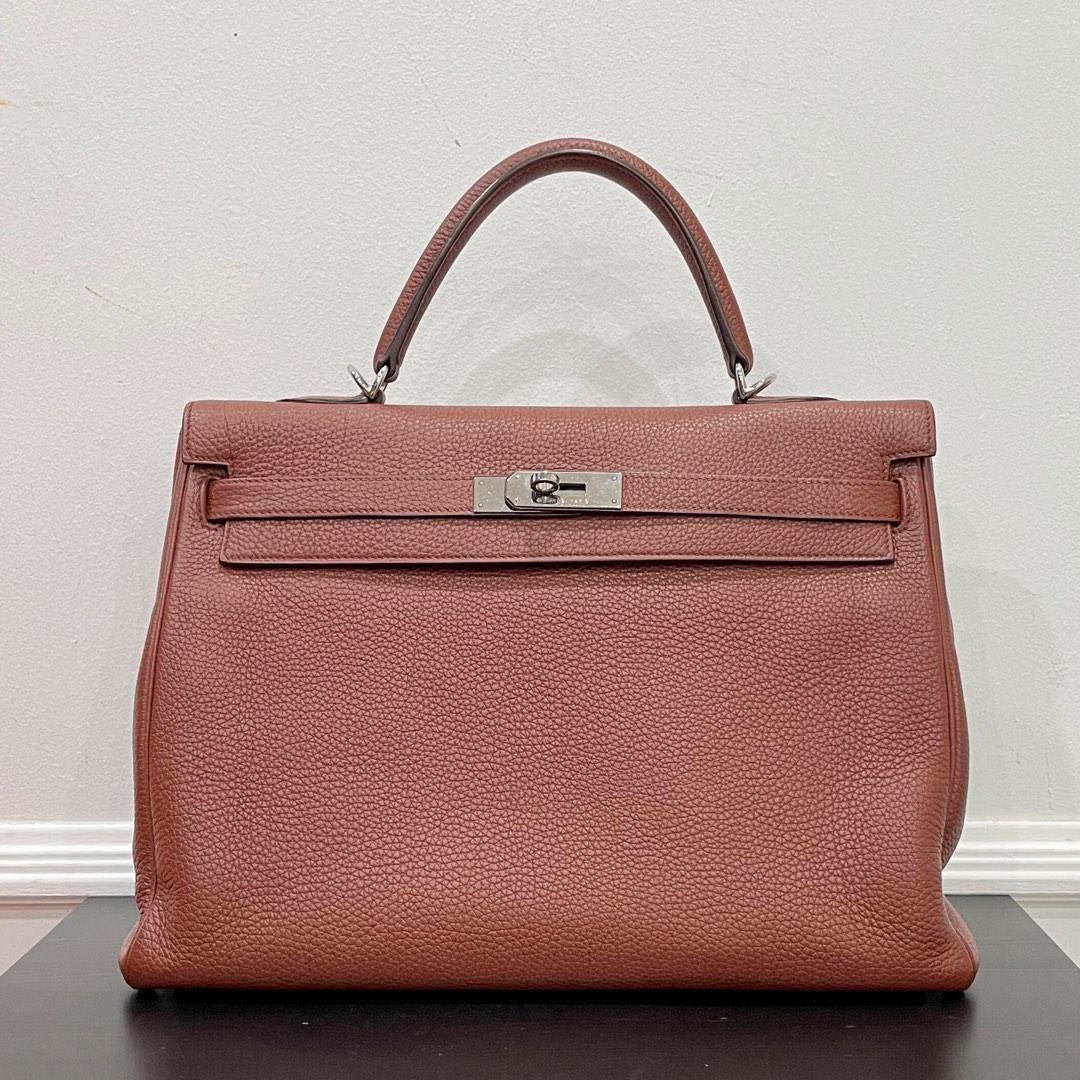 HERMES PINK MINI KELLY, Luxury, Bags & Wallets on Carousell