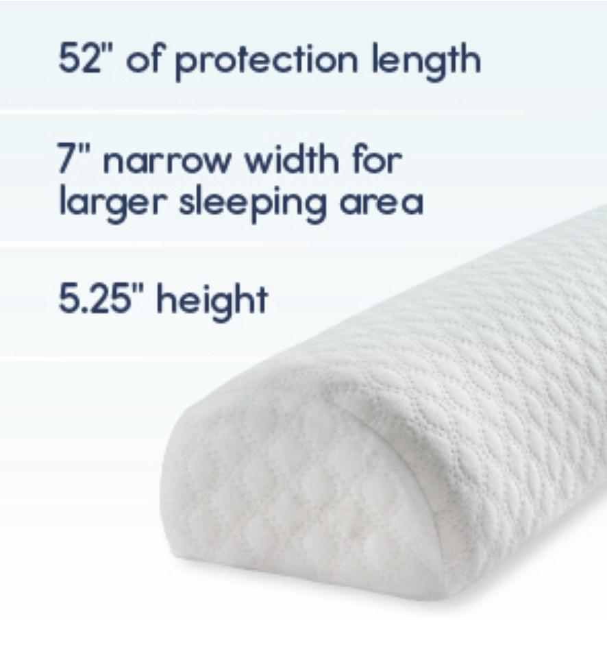 Hiccapop Foam Bed Bumpers for Toddlers, Toddler Bed Rails with WaterResistant Cover for Kids