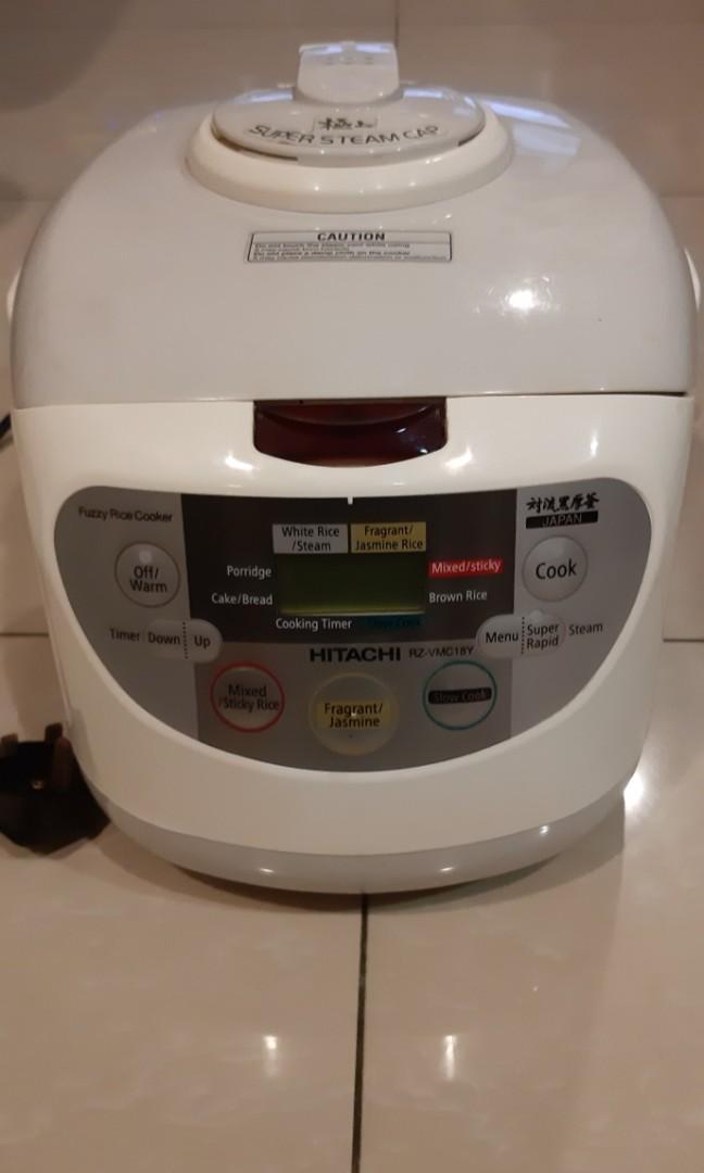 Hitachi 1.8L Auto Rice Cooker, TV & Home Appliances, Kitchen Appliances