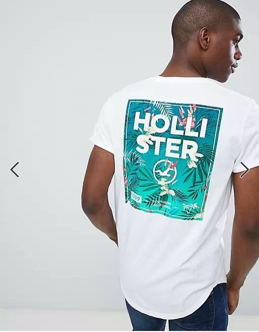 Hollister Colorchanging Floral Muscle Fit, Men's Fashion, Tops & Sets,  Tshirts & Polo Shirts on Carousell