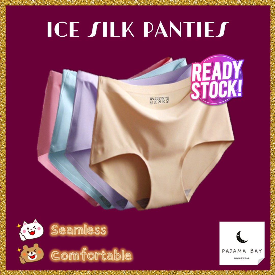 Ice silk panties(XL), Women's Fashion, New Undergarments & Loungewear on  Carousell