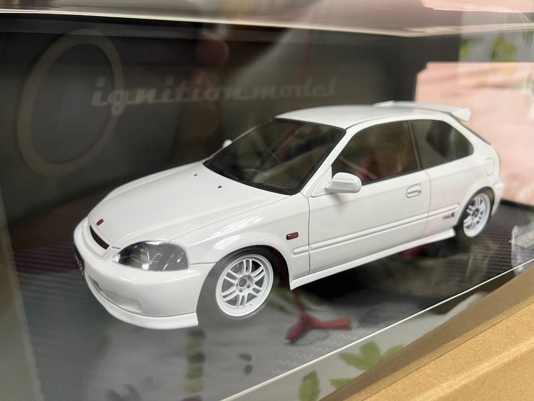 IG model Honda CIVIC (EK9) Type R White 本田思域ig 2673 白色1/18 1