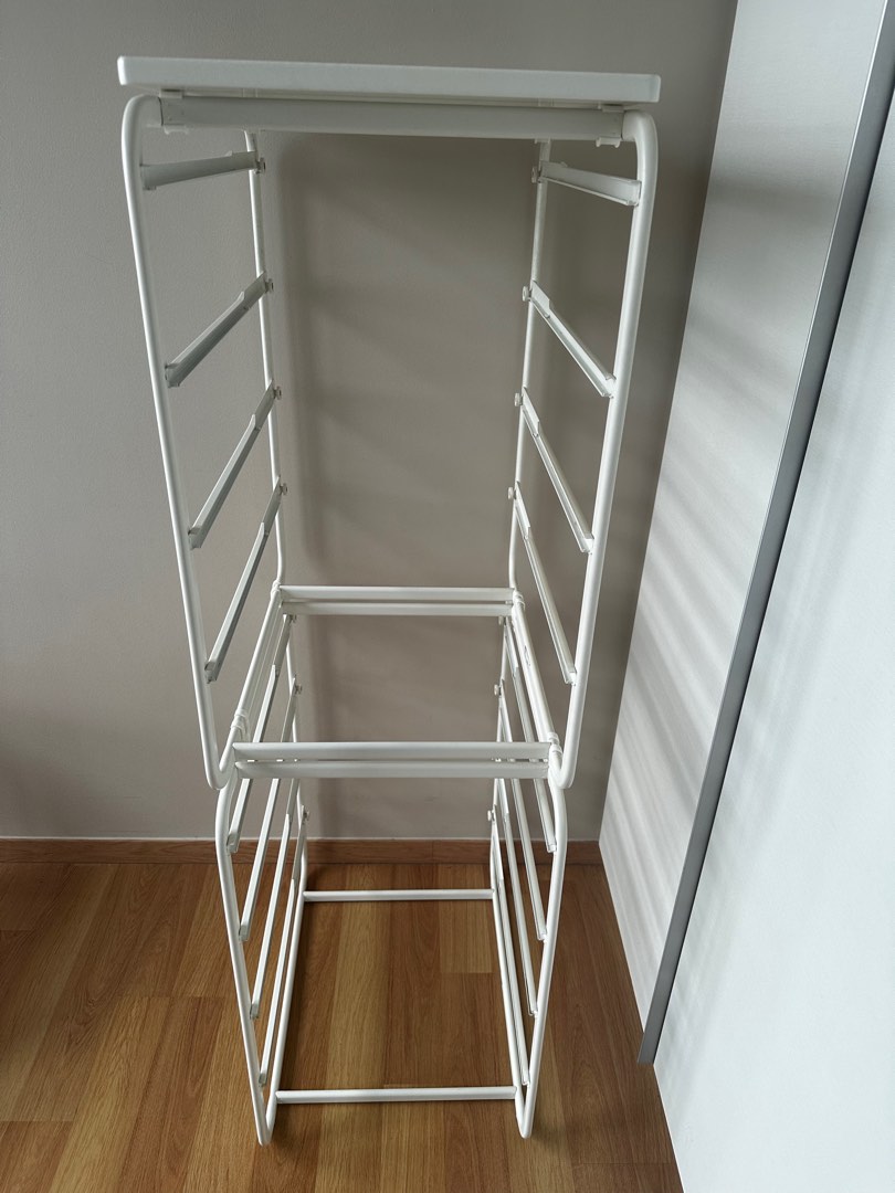IKEA Algot Clothes Rack Shelves Drawers Laundry Baskets, Furniture