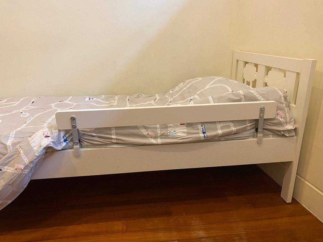 Ikea KRITTER Junior bed with mattress, Furniture & Home Living