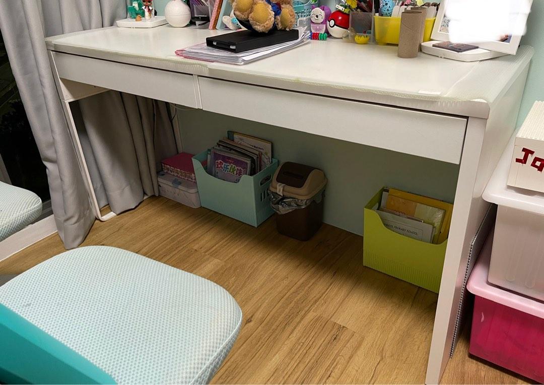 Ikea Micke Long Study Desk (142cm x 50cm), Furniture & Home Living