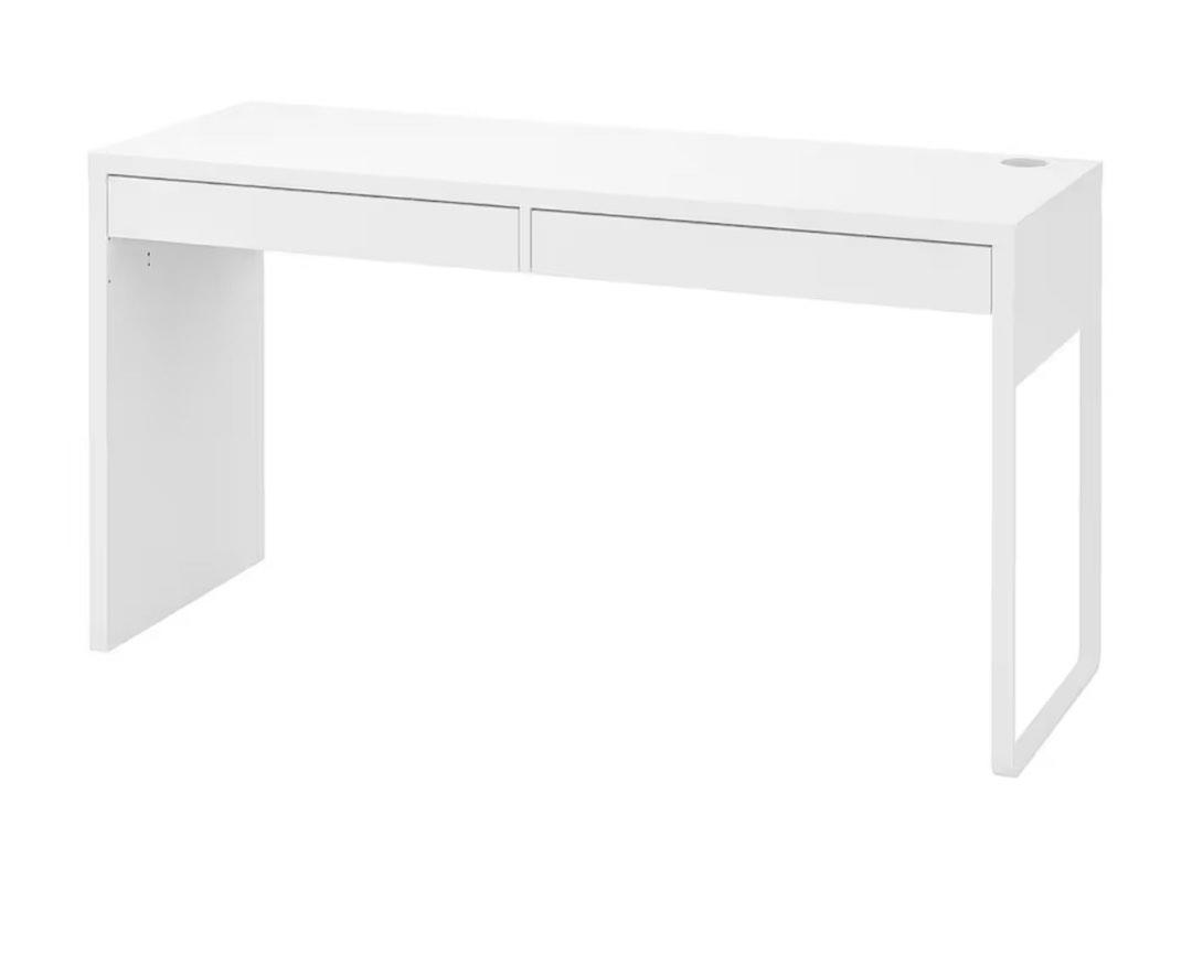 Ikea Micke Long Study Desk (142cm x 50cm), Furniture & Home Living, Furniture, Tables & Sets on