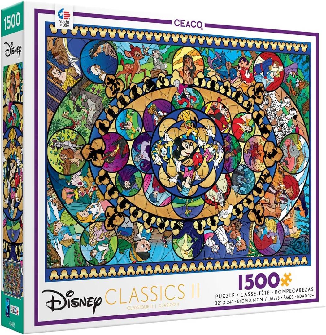 Disney - classiques de disney - display de 12 puzzles 100 pcs