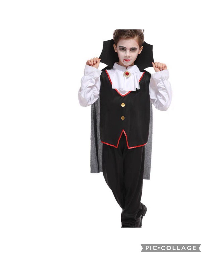 IN STOCK Kids vampire costume kids Dracula costume boys vampire Dracula