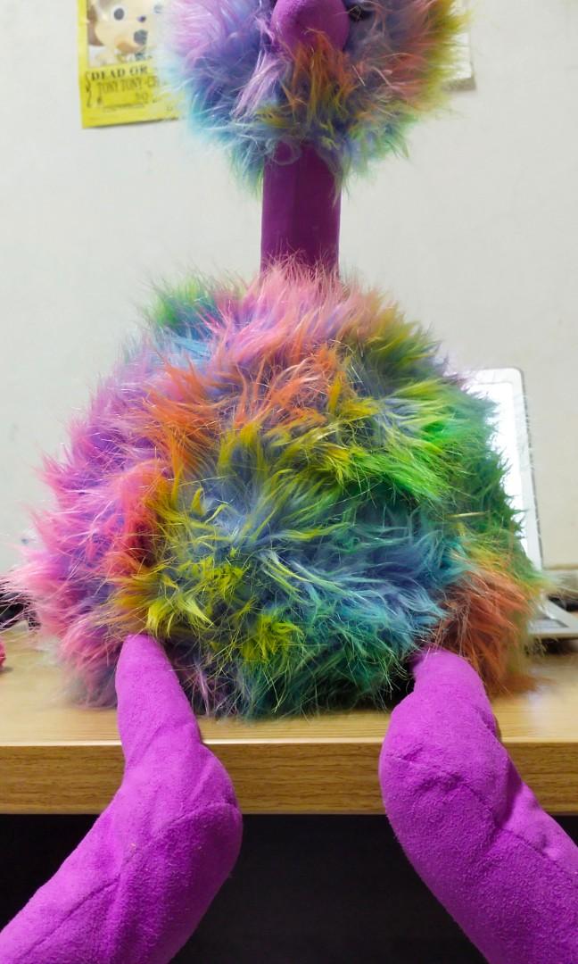 Jellycat Ostrich Pom Pom Fuzy Hobbies Toys Toys Games on