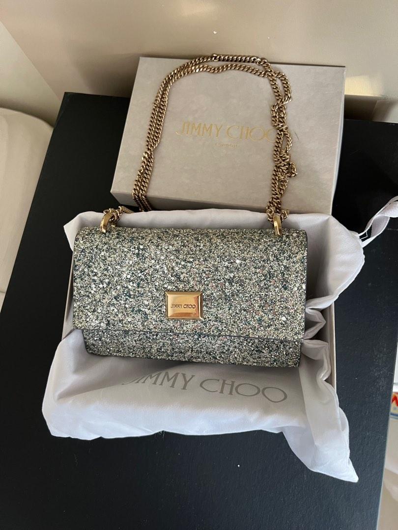 Jimmy Choo glitter clutch bag Women s Fashion Bags Wallets