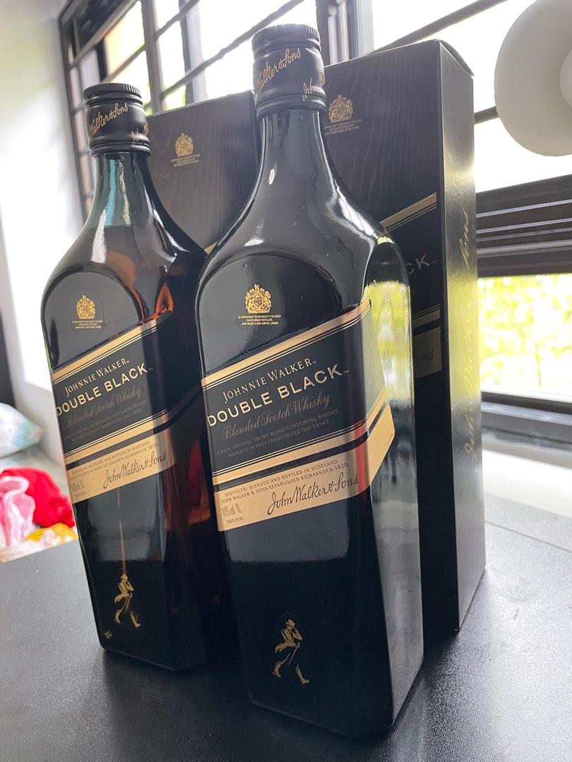 Johnnie walker double black 1 litre , Food & Drinks, Alcoholic Beverages on Carousell