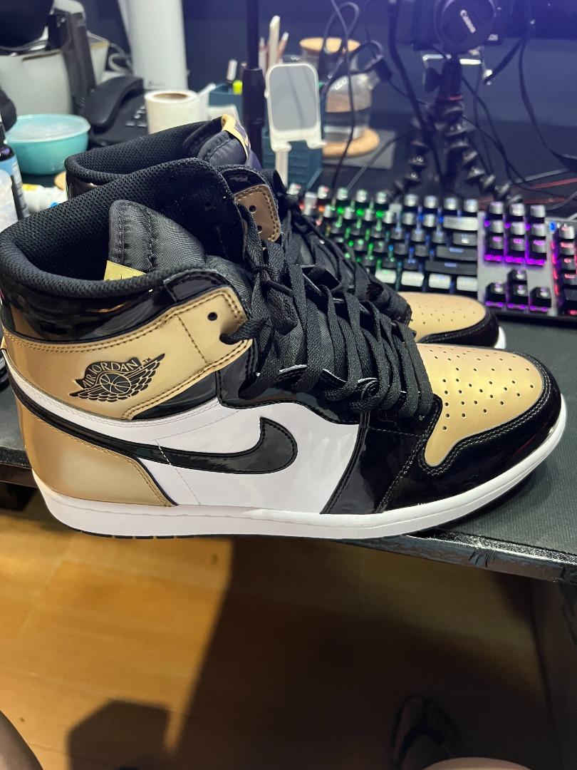 Patent gold toe deals jordan 1