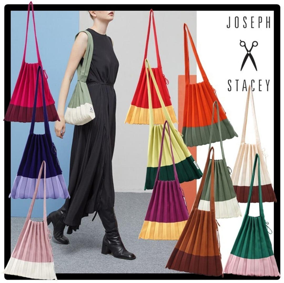 【JOSEPH&STACEY】Lucky Pleats Knit S Mix 韓国 JOSEPH&STACEY】Lucky Pleats Knit S 全14色 韓国 バッグ