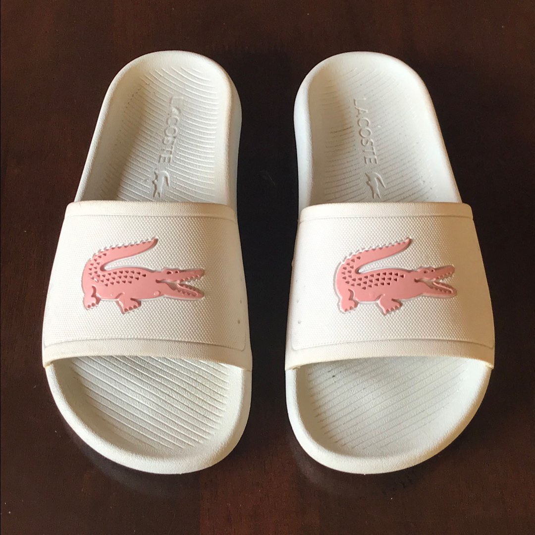 Lacoste slippers, Women's Slippers and slides on Carousell