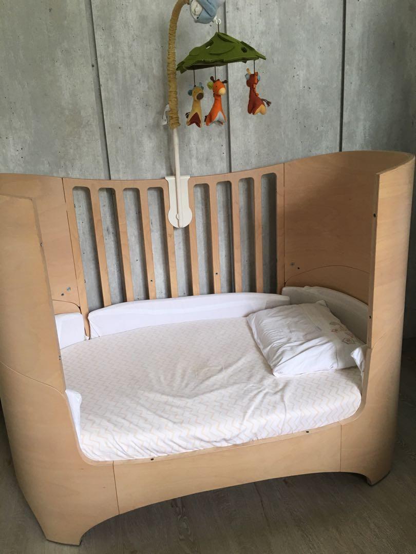 Leander classic cot whitewash, Babies & Kids, Baby Nursery & Kids