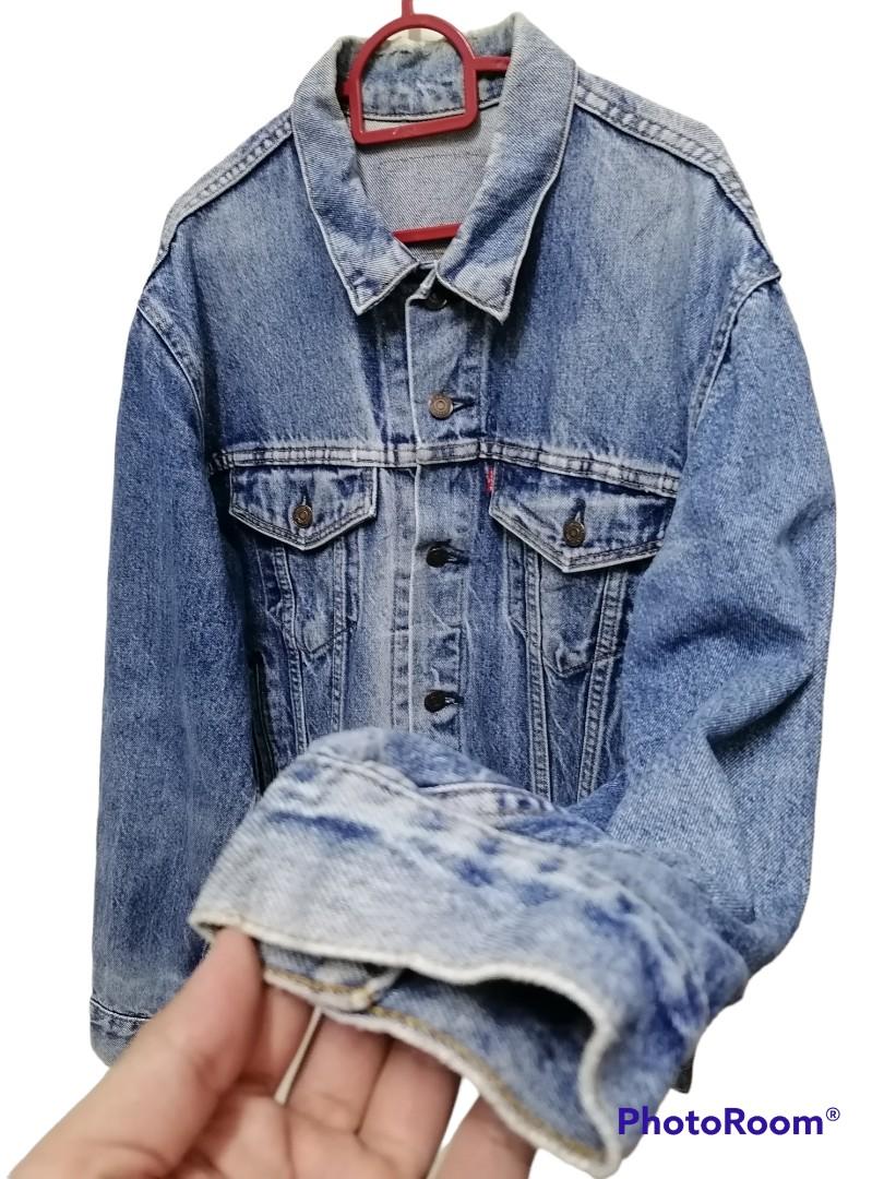 Levis denim jacket button 527 (4POKET), Men's Fashion, Coats, Jackets