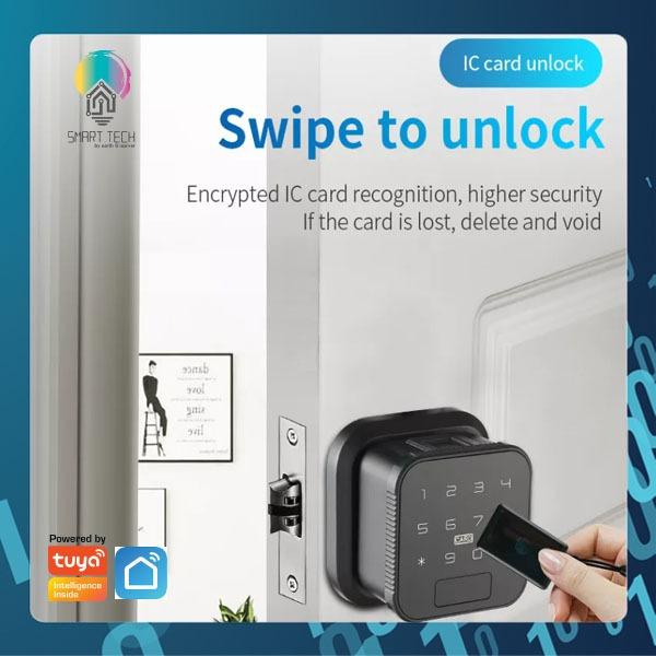 (Local Stock) Tuya Smart Wifi 2.4 Ghz Door knob Lock Smartlife ...