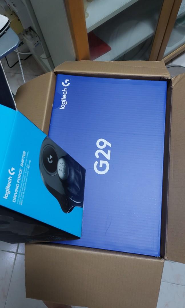 Logitech G29 Steering Wheel w/ shifter, Video Gaming, Gaming