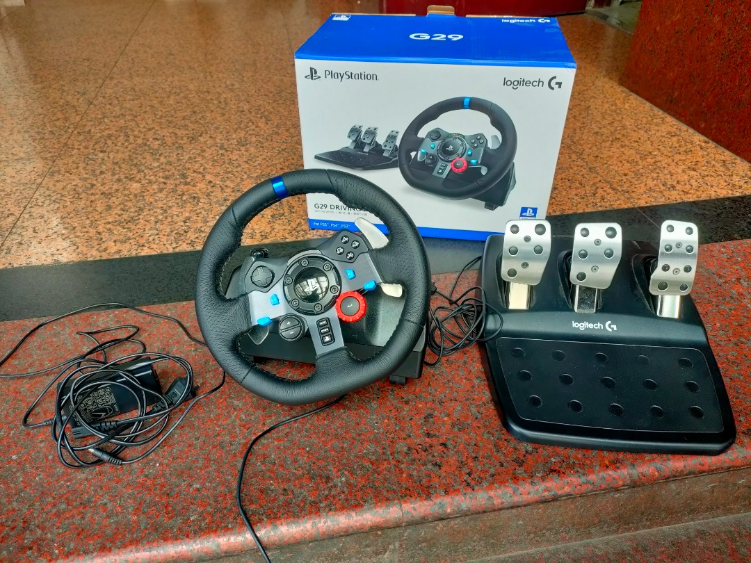Logitech G29 Steering Wheel With Box, Video Game, Aksesori di Carousell
