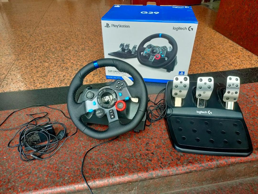 Logitech G29 Steering Wheel With Box, Video Game, Aksesori di Carousell